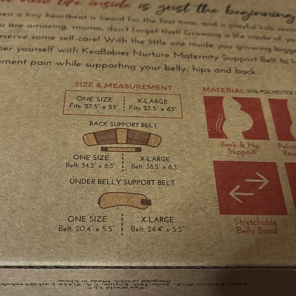 Maternity Support Belt NWT - Picture 2 of 2